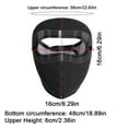 thumbnail image 4 of Winter Windproof Riding Mask, Full Face Cover Balaclava, Thermal Fleece Breathable, Anti Fog Goggles, Cycling Ski Snowboarding, 4 of 7