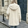 thumbnail image 4 of Corduroy Jacket for Women Oversized Long Sleeve Button Down Jacket Casual Work Travel Fall Winter Coat, 2XL, 4 of 8