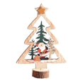 thumbnail image 1 of Adorno de madera navideño YONGSHENG Santa muñeco de nieve 1 pieza, 1 of 4