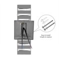 thumbnail image 4 of Houkiper Moderne Imperméable vers le Bas LED Lampe Murale Double Tête E27 85-240V, 4 of 8