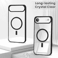 thumbnail image 3 of Entronix [Magnetic] Case Compatible with iPhone 17 Air - [Clear Back] Soft Matte Frame, 3 of 6