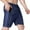Navy, variant on BROKIG Mens Sidemesh Workout Running Shorts with Zip Pockets Gym Athletic Shorts (X-Large, Black)