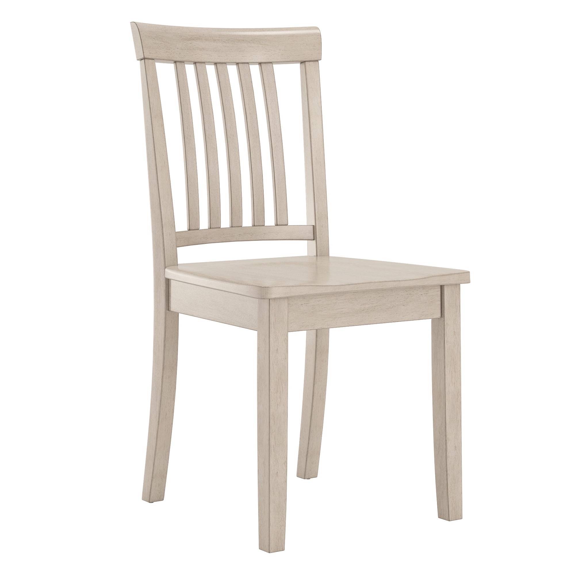 Lexington 5-Piece Wood Dining Set with 4 Mission Back Chairs, White