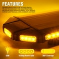 thumbnail image 2 of Xprite Black Hawk 27" Professional LED Stealth Low Profile Roof Top Strobe Light Bar, 2 of 7