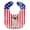Mastiff - Brindle And White, variant on Patriotic USA Mastiff Brindle Baby Bib