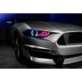 thumbnail image 2 of Oracle 18-21 Ford Mustang Dynamic DRL w/ Halo Kit  Sequential Turn Signal - ColorSHIFT SEE WARRANTY, 2 of 11