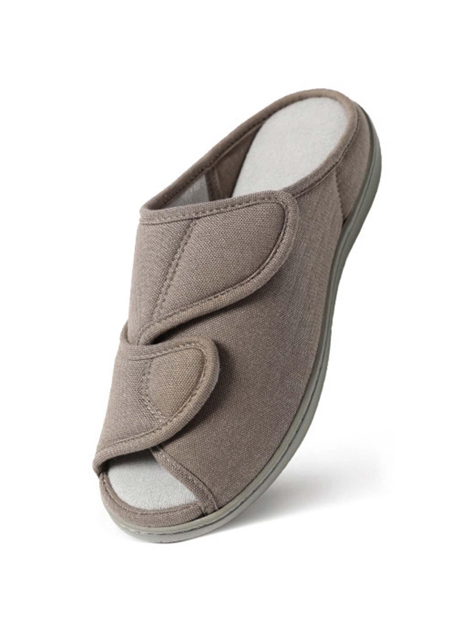 Rockomi Diabetic Shoes Slippers for Women Toe Sandals for Swollen Feet Edema with Adjustable 8-8.5 - Walmart.com