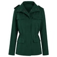 thumbnail image 5 of Sherrylily Women Military Anorak Utility Coat Casual Zip Up Lightweight Jacket with Pockets, 5 of 6