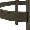 thumbnail image 5 of Williams 31In Swivel Bar Stool with Armrests,Heathered Grey Linen,Gray Linen Furniture Dining Seating for Dining, 5 of 12