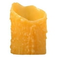 thumbnail image 5 of Meyda Lighting 4"W X 8"H Poly Resin Honey Amber Uneven Top Candle Cover, 5 of 5