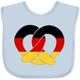 thumbnail image 3 of Inktastic German Flag in Pretzel Shape Boys or Girls Baby Bib, 3 of 4
