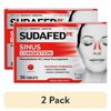 (2 pack) Sudafed PE Sinus Congestion Maximum Strength Non-Drowsy Decongestant Tablets, 36 ct