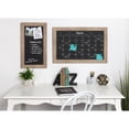 thumbnail image 1 of DesignOvation Beatrice Framed Magnetic Chalkboard Monthly Calendar, 18x27, Rustic Brown, 1 of 1