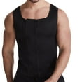 thumbnail image 5 of Compression Tank Top Men Qiggri Men's Solid Color Exercise Close-Fitting Round Neck Fitness Short-Sleeved Top, 5 of 8