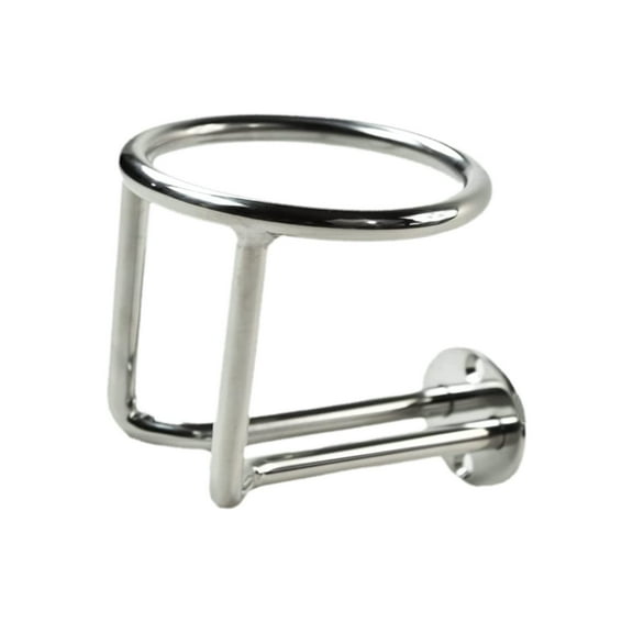 Marine City Universal Boat Ring Drink Cup Holder, Stainless Steel, Rust-Resistant Durable Easy to Install, for Boats Yachts Trucks Cars RVs, 1-Pack