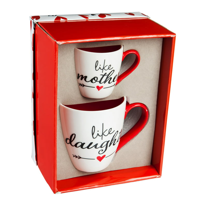 Evergreen Beautiful You Are My Sunshine Mommy and Me Cup Gift Set - 6 x 4 x  4 Inches