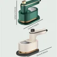 thumbnail image 6 of Compact Handheld Iron Steamer - Foldable Steaming Clothes Iron, Fast Heat, Powerful Steam for Wrinkle-Free Clothes Anywhere, Foldable Iron, 6 of 9