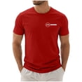 thumbnail image 3 of felwors 250 Years American Flag Shirts for Men: 4th of July T Shirt 1776-2026 USA Patriotic Tee Tops (Red, M), 3 of 8