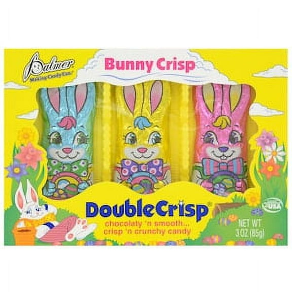 Palmer Double Crisp Chocolate Bunnies, 3-ct. (2 Packs)