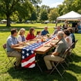 thumbnail image 6 of 4th of July Decorations - Patriotic USA Stars Table Runner for Home | Memorial Day Decorations - 250th Anniversary Fourth of July Accessories Decor Party Supplies Indoor, 6 of 7