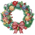 thumbnail image 1 of 5D DIY Parcial Especial en Forma Taladro Diamante Pintura Navidad Corona Kit Del, 1 of 9