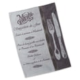 thumbnail image 3 of DII French Menu Jacquard Dishtowel (Set of 3), 100% Cotton, 3 of 4