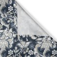 thumbnail image 6 of Ambesonne East Valance & Curtain, Oriental Eastern Flowers, 55"x30", Dark Blue Grey and Beige, 6 of 6