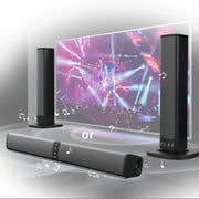 2pcs 3D Surround Sound Bar Wireless Bluetooth TV Soundbar Home Theater Speaker System Subwoofer