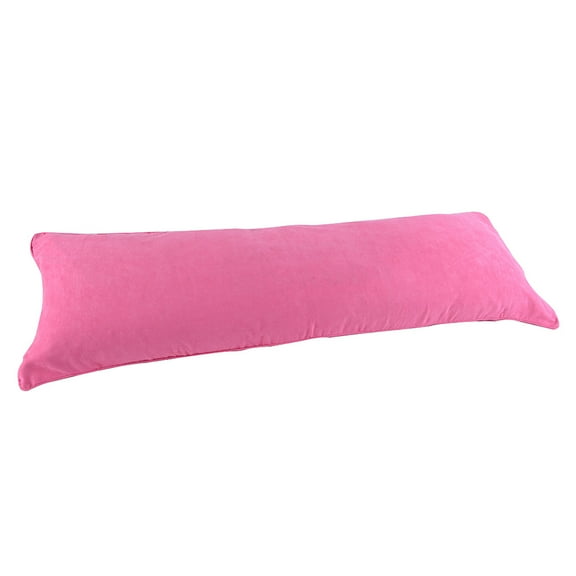 20"X54"DOUBLE SIDE ZIPPER Microsuede Body Cover Pillowcase Pink Vivid Colors