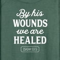 thumbnail image 3 of Instant Message - By His Wounds Isaiah - Women's Lightweight French Terry Long Sleeve Shirt, 3 of 6