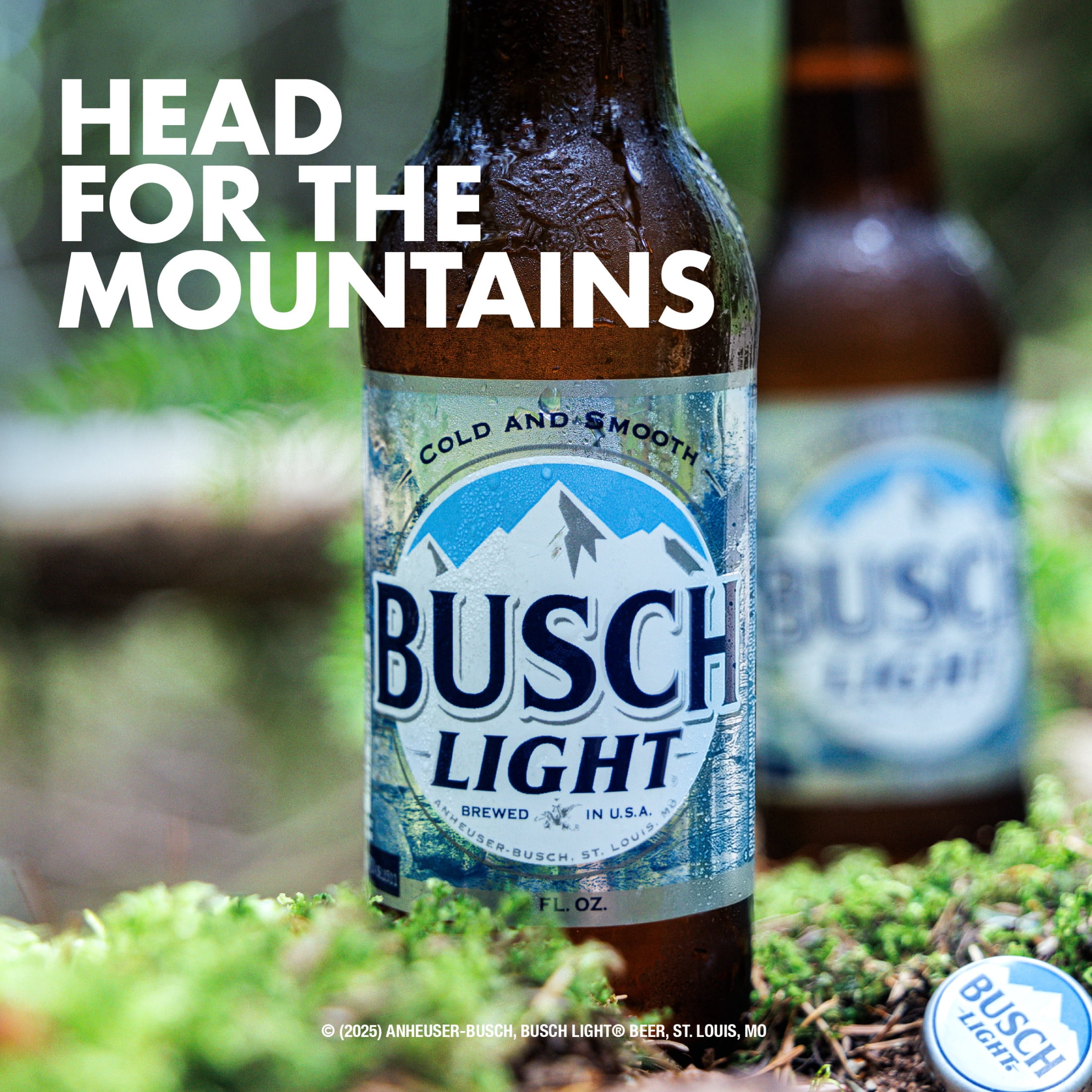Busch Light American Light Lager Beer 15 pack 16 fl oz Aluminum Bottles 4.1% ABV