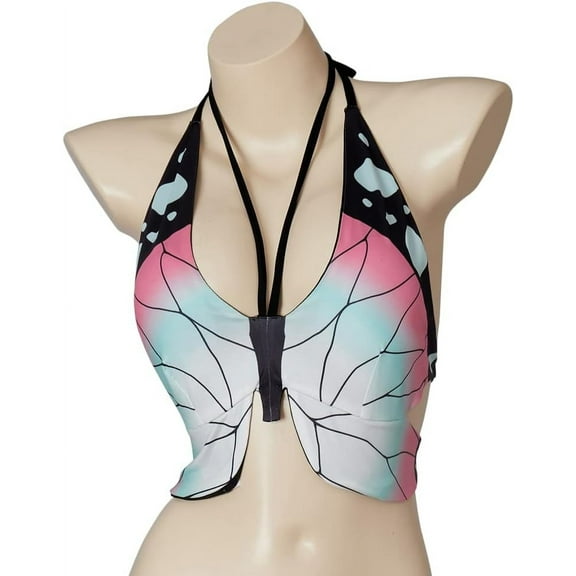 Anime Kochou Shinobu Swimwear Sexy Bra Top