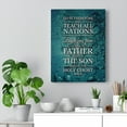 thumbnail image 5 of Scripture Walls Father And Of The Son Matthew 28:19 Bible Verse Canvas Christian Wall Art Ready to Hang Unframed, 5 of 9