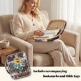thumbnail image 3 of ZUXONGSY Cross Sunflower Print Bible Case for Women Lightweigh Leopard Print Bible God Is Within Her Carrier Stylish Handbag with Handle Christian Tote Bag for Daily Commuter, 3 of 7