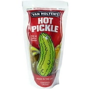 Van Holten's Hot Pickle Kosher, 5 Oz, 12 Pack