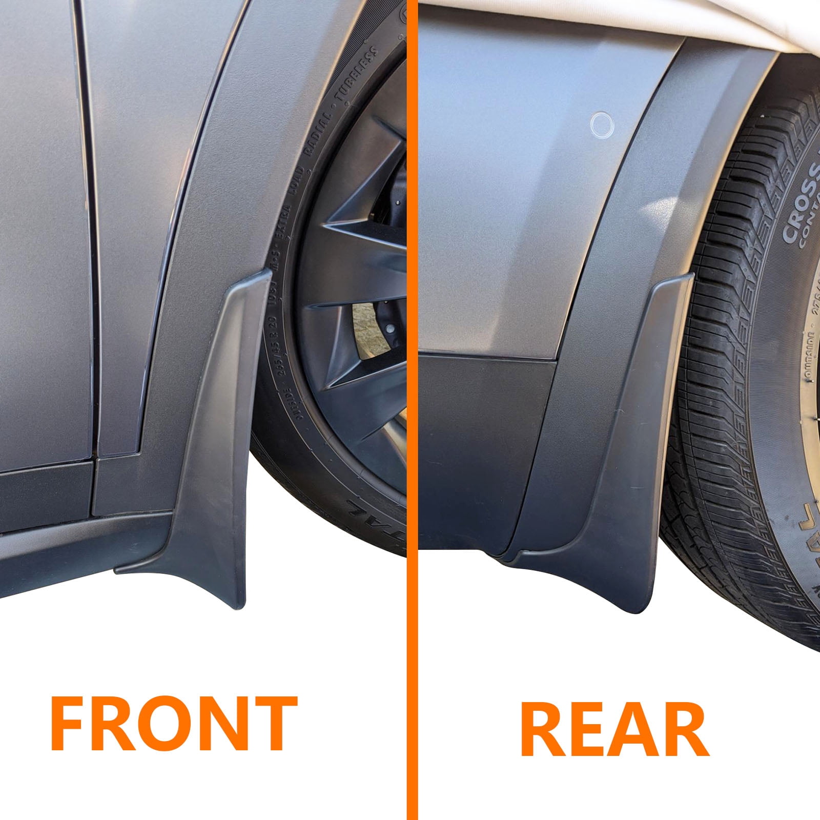 4x Mud Flaps Splash Guard Fender Mudguard For Tesla Model X 2015-2022 W/ Screws