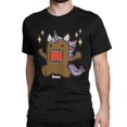 thumbnail image 1 of Camisetas de unicornio Domo Kun para hombre y mujer, divertidas camisetas de algodón puro, cuello redondo, manga corta, camisetas de verano, 1 of 7