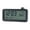 Black, variant on Rechargeable Countdown Timer with Temperature Date Display for Study Kitchen Use