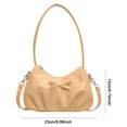 thumbnail image 2 of Bolso Hombro para Mujer Media Pajarita Cuero PU Con Bandolera Moderno, 2 of 9