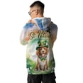 thumbnail image 5 of Happy St. Patrick’s Day Brittany Spaniel with Green Hat Shamrocks Rainbow All Over Print 3D Hoodie Unisex Merch Hoodies Brittany Dog Lover Gifts Idea - 03007, 5 of 6
