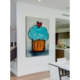 thumbnail image 5 of Marmont Hill 'Blue Cupcake' by Tori Campisi Painting Print on Wrapped Canvas, 5 of 7