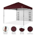 thumbnail image 4 of Best Choice Products 10x10ft Easy Setup Pop Up Canopy, Portable Tent w/ Side Wall, 1-Button Push, Case - Burgundy, 4 of 8