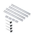 thumbnail image 3 of T Kit de perilla T para plantillas de carpintería y accesorios Herramienta de sujeción de alta resistencia T Plateado, 3 of 8