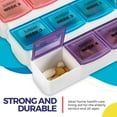 thumbnail image 5 of MEDca 28-Day Multicolor Pill Organizer Set, Monthly Planners (2-Pack), 5 of 9