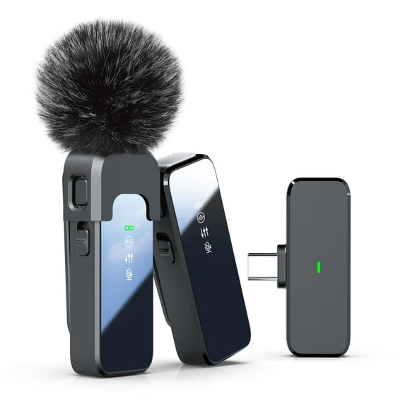 Micrófono Lavalier inalámbrico Rythflo para iPhone 15 16 y Android