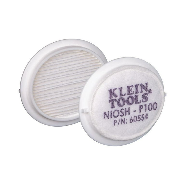 Klein Tools Respirator Replacement P100 Filters - Walmart.com