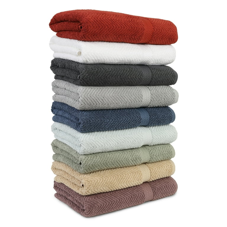 Authentic Hotel and Spa Turkish Cotton Bath Towels (Set of 4