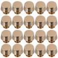 thumbnail image 1 of BESTYASH 20Pcs Golden Metal Rivets Purse Feet Sturdy Bag Hardware for Handmade Leathercraft, 1 of 6