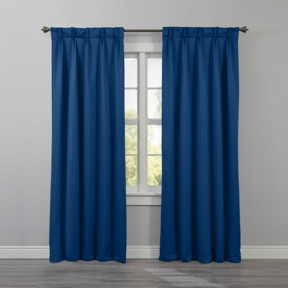BrylaneHome BH Studio Room-Darkening Pinch Pleat Panel