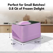 Whynter 0.8 Quart Compact Automatic Ice Cream Maker with Stainless Steel Bowl, Lilac Haze ICM-080-LH